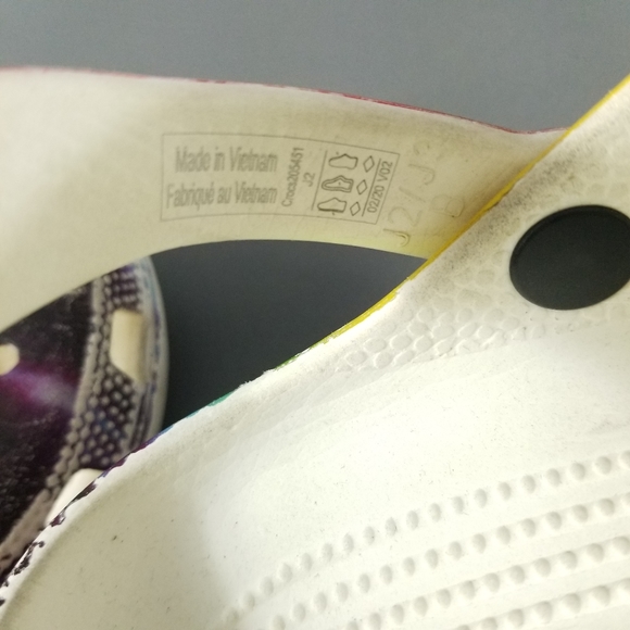 Crocs kids size J 2 multicolored - Picture 5 of 7